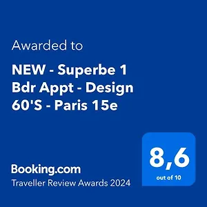  Appartamento New - Superbe 1 Bdr Appt - Design 60's - 15e Francia